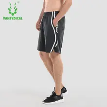 Vansydical спортивные шорты для бега для мужчин фитнес тренажерный зал шорты для бодибилдинга быстросохнущие активные футбольные трусы
