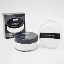 Фирменная Новинка MENOW 1 коробка 20 г Водонепроницаемая Косметическая полупрозрачная сыпучая пудра высокого качества макияж пудра для лица