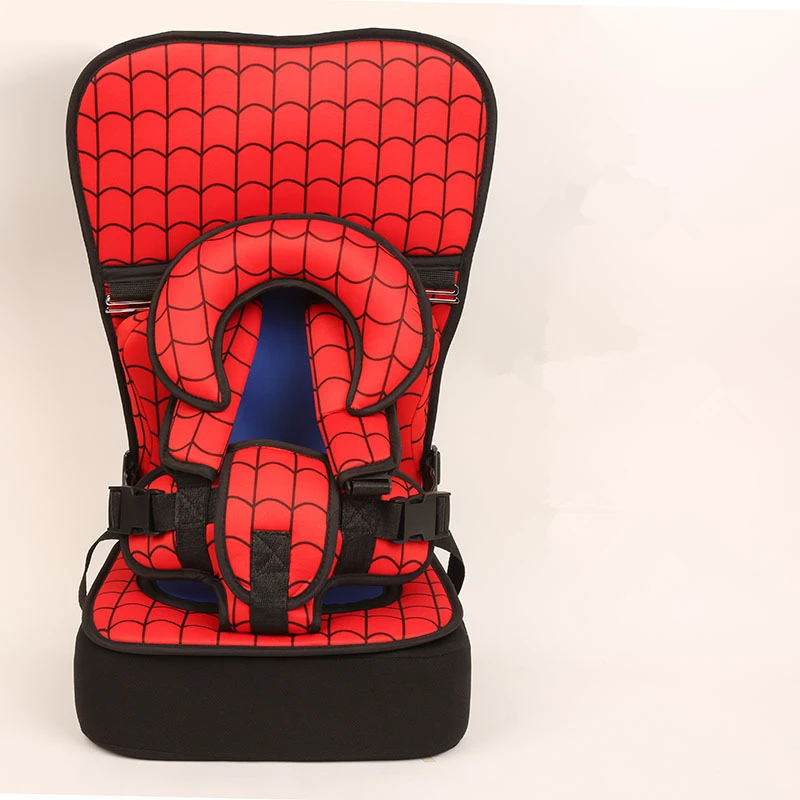 

1 Piece Spider Red Baby Portable Car Seat Cushion Child Safety Seat Kid Simple Dining Chair Small/Big Size Increase Pad Optional