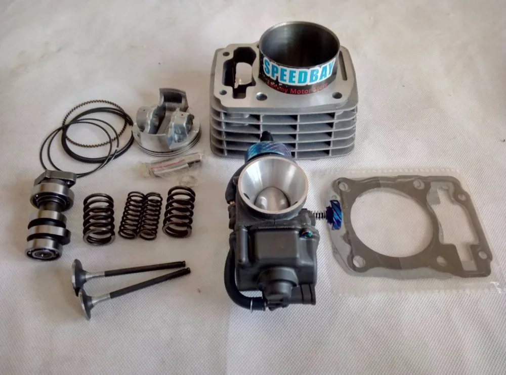 Cbf150 Modified Upgrade To Cbf233 70mm Big Bore Motorcycle Cylinder Kits With Pe28 Carburetor And Camshaft Valves Spring Motorcycle Cylinder Kit Cylinder Kitmotorcycle Cylinder Aliexpress