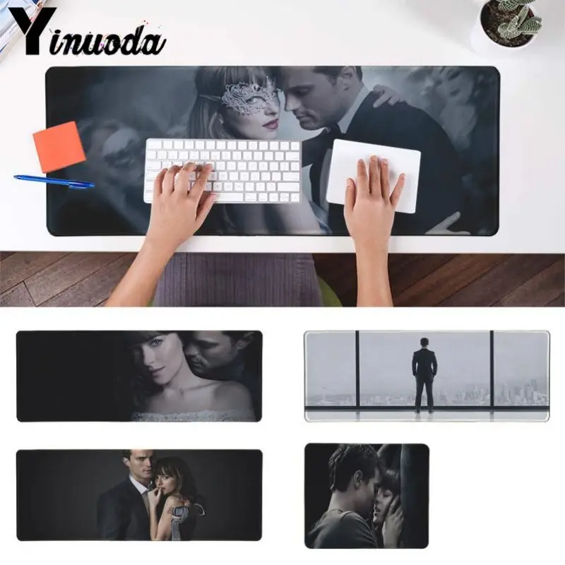 

Yinuoda Fifty Shades of Grey darker High Speed New Mousepad Size for 180*220 200*250 250*290 300*900 and 400*900*2mm