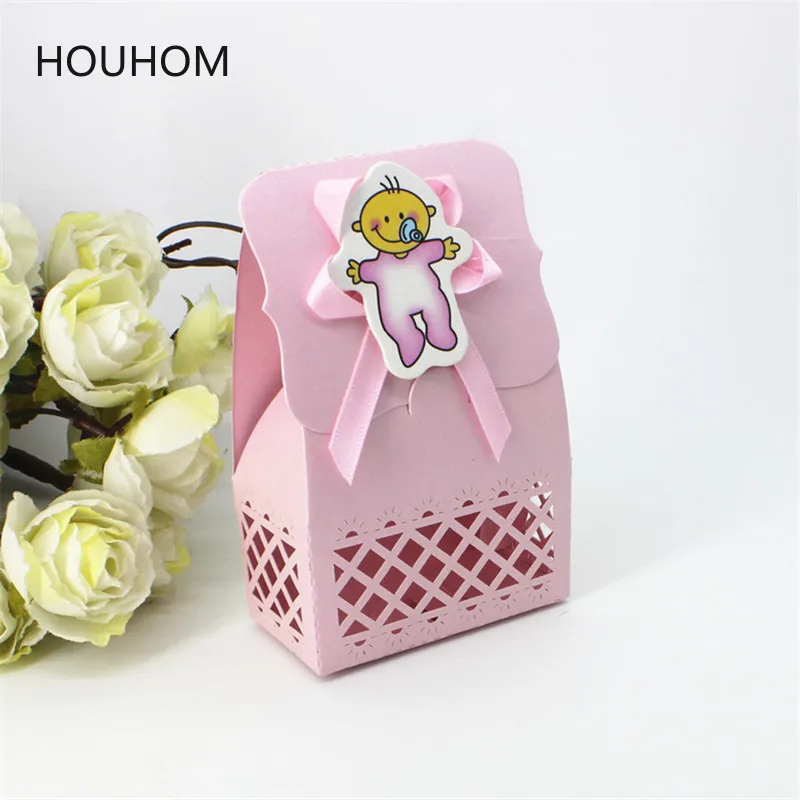 

12pcs Baby Blue Dragee Candy Gift Boxs Wedding Party Cookie Box Packaging Cardboard Box Flower Box Gift Bags Wrapping Supplies