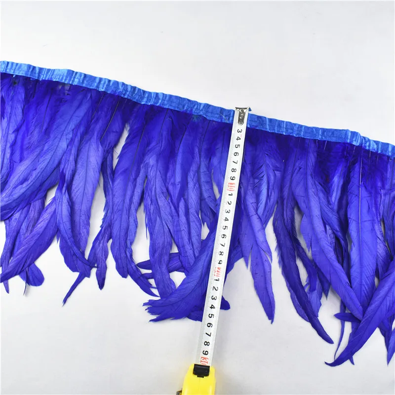  Cinta de plumas de pavo mullida de 4 a 6 pulgadas de plumas para  manualidades, tira de corte para vestidos, faldas, disfraces de carnaval,  ciruelas : Arte y Manualidades