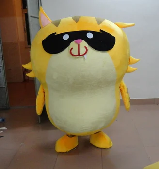 

yellow cat mascot costumes for sale anime carnival costume Halloween Dress kids party