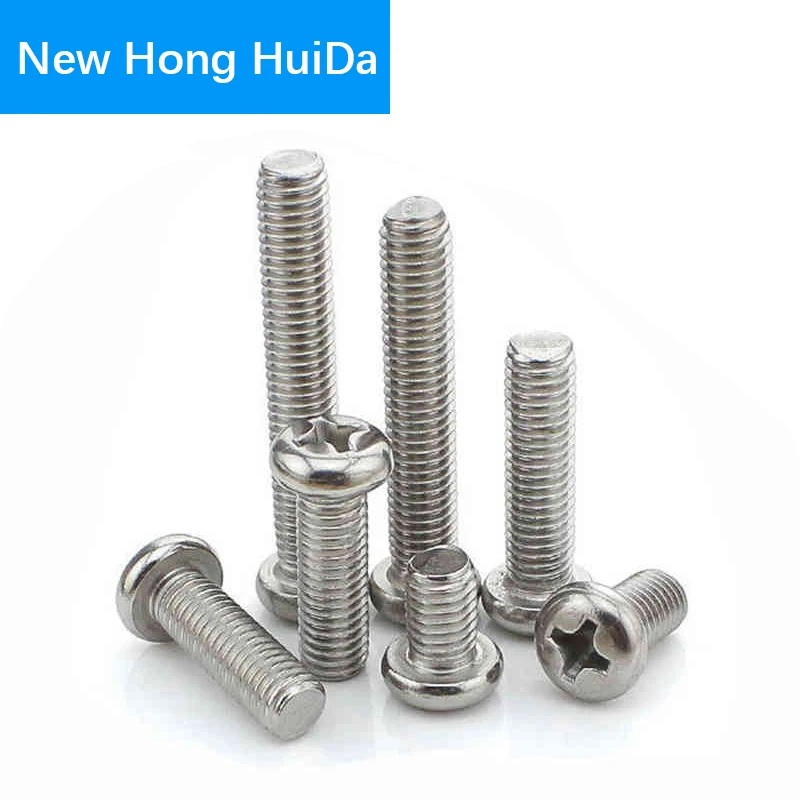 

Phillips Pan Round Head Cross Recessed Screw Thread Metric Machine Bolt 304 Stainless Steel M4