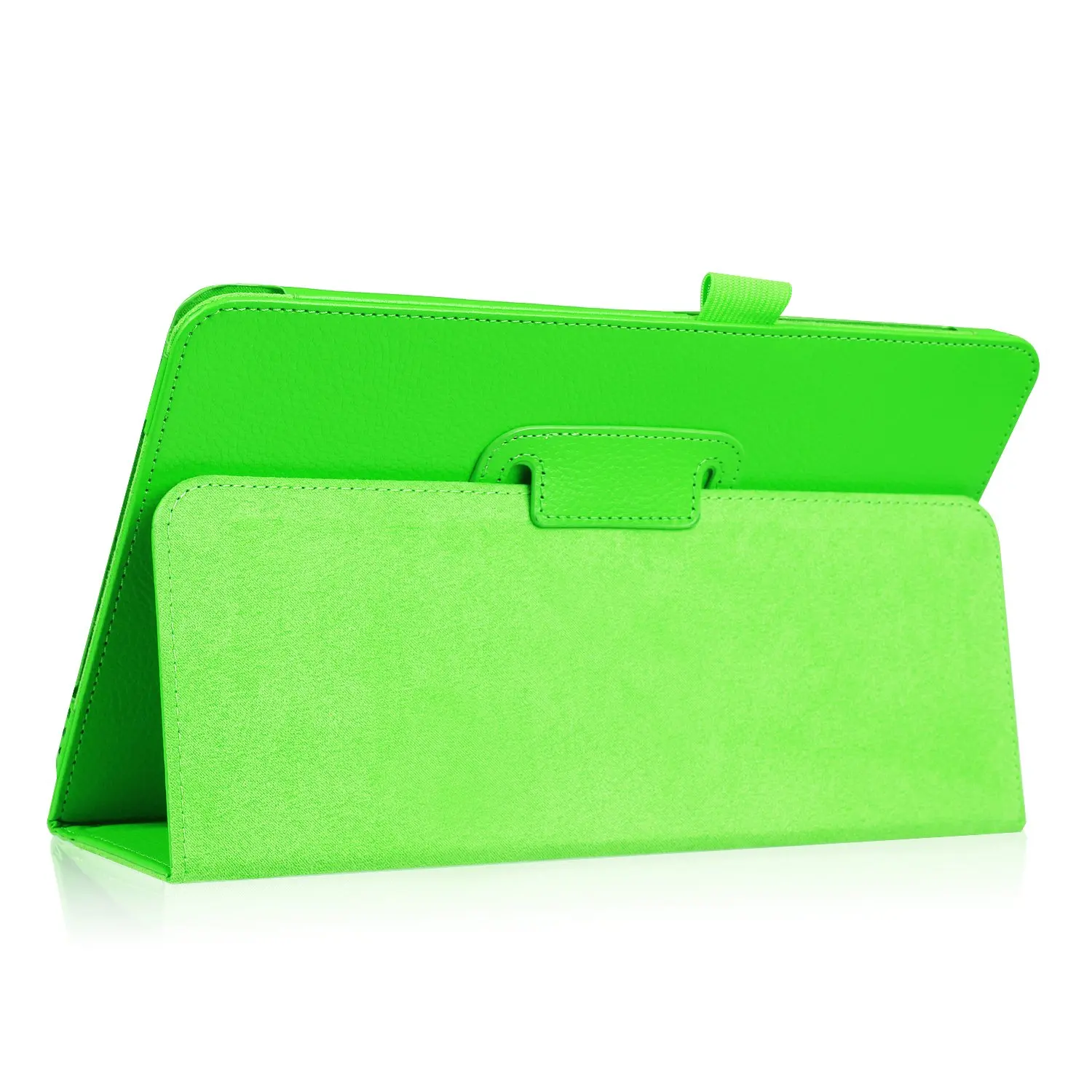 polegadas, sm-t580, t585, t587, capa de couro