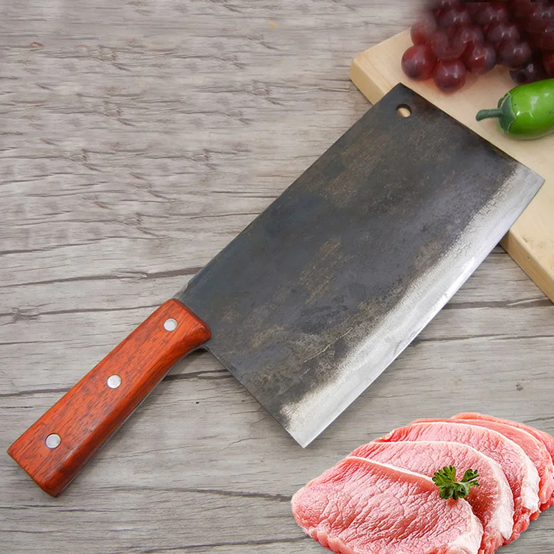 

New Hotel Specially Professional Chef Knife Handmade Forged Kitchen Cutting Meat Knife Stainless Steel Cooking Slicing Knives