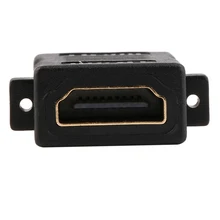 Самый, HDMI Женский на Женский Поворотный соединитель 180 градусов Столярный адаптер конвертер