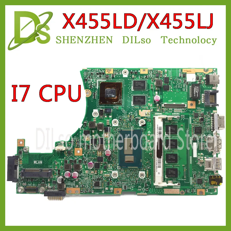 KEFU X455LD X455LJ материнская плата для ноутбука подходит ASUS W419L Y483L F455 W409L оригинальная с