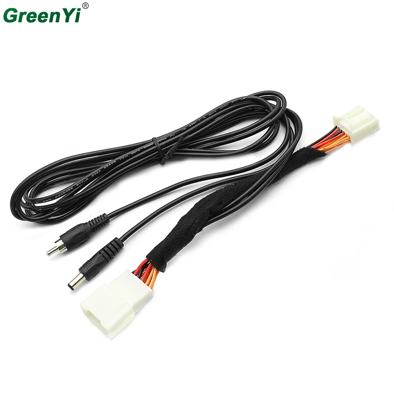 

GreenYi Car camera RCA video conversion cable RCA connection adapter can be used for Mazda 3 sedan Axela OEM monitor