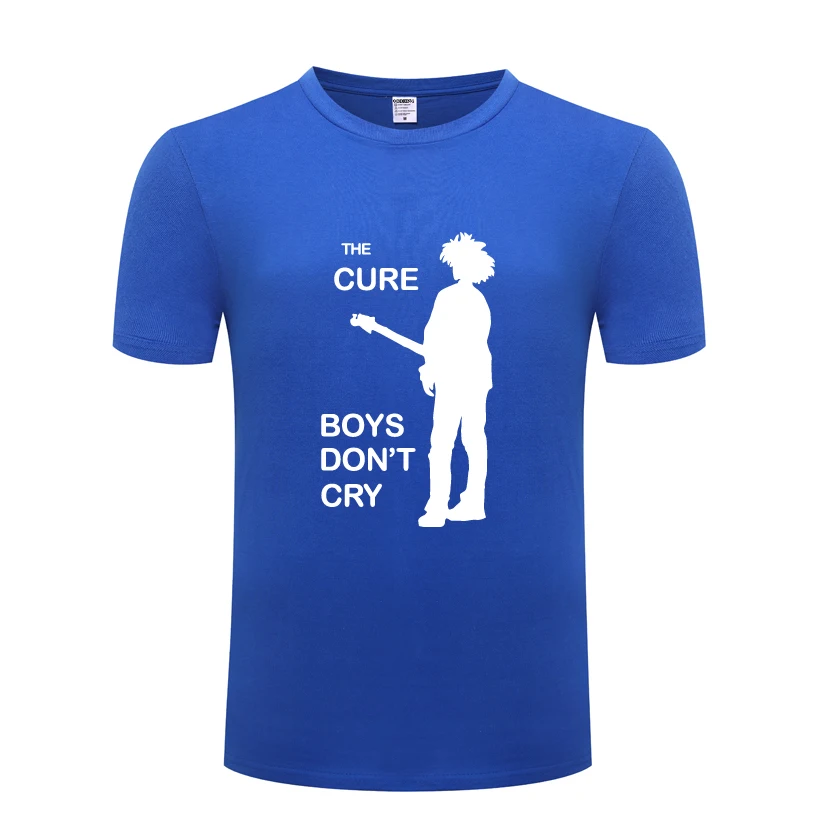 Футболка для мальчиков «не плакать-The Cure Rock Music», Мужская футболка, новинка года, хлопковая Повседневная футболка с короткими рукавами и круглым вырезом - Цвет: LAY BAT