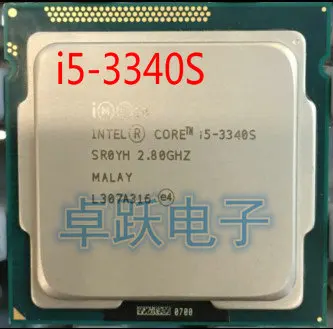 

Original Intel core I5-3340S 2.80GHz 6M LGA1155 65W desktop processor Quad Core CPU With HD Graphics I5 3340S Free shipping