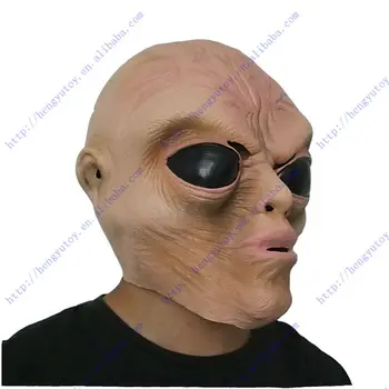 

High Quality Attractive Party Rubber Full Head Mask Latex Alien Mask
