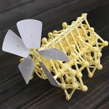 Мощная модель ветросиловой DIY ходунки мини сборка strandbeest модель детский робот игрушка DIY сборки игрушки для детей, подарки