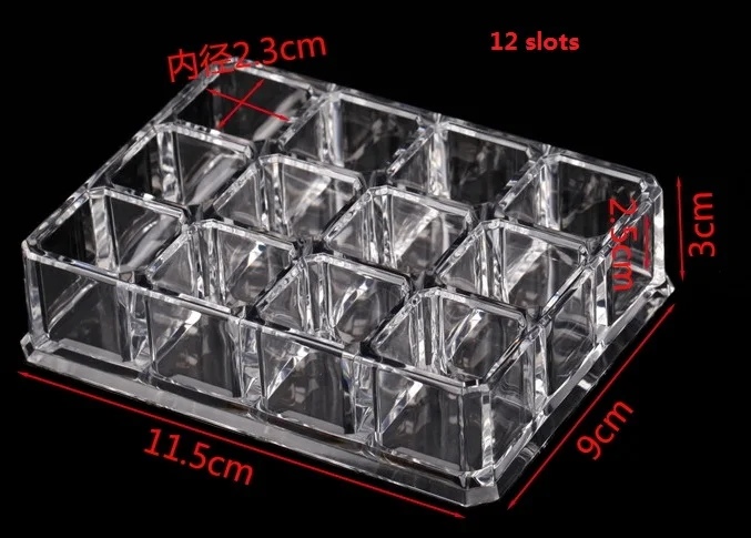 Акриловый Органайзер для макияжа, держатель для косметики, коробка для хранения губной помады, стойка для макияжа, аксессуары, чехол для хранения ювелирных изделий