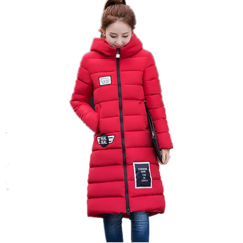 Buy 2016 Cotton padded jacket Christmas hats warm hooded jacket women fashion