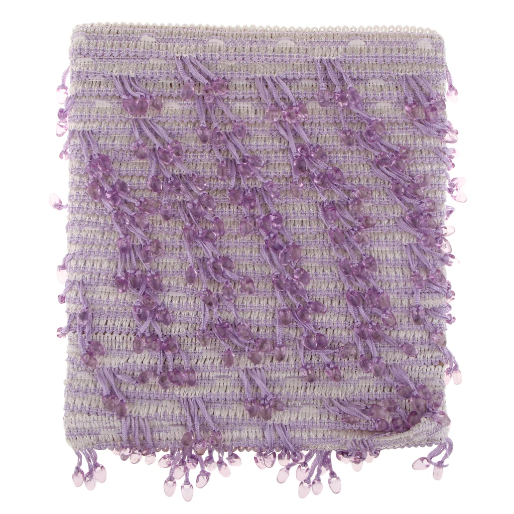 12 Meters Luxury Style Beads Tassel Trimming Curtain Tassel Trims Lace for DIY Sewing Bag Sofa Upholstery