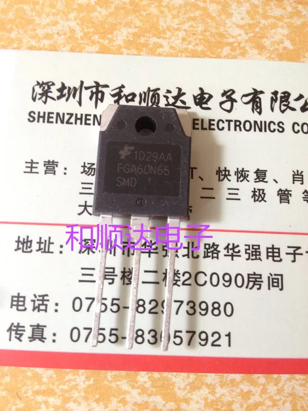 FGA60N65SMD IGBT650V 60A TO 3P Original Can Be Directly Captured can 
