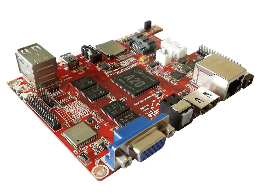 

Cubieboard3 Allwinner A20 Dual-core ARM Cortex-A7 2G DDR 8G Flash Open Hardware Single-board Computer full kit