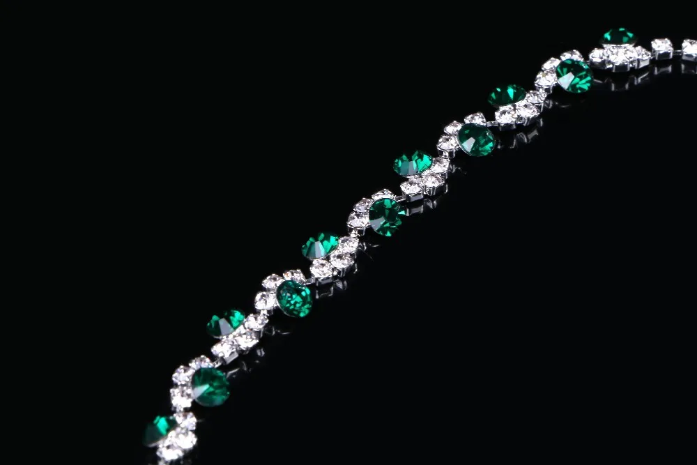 YFJEWE превосходный модный дизайнерский набор украшений с кристаллами, ожерелье и серьги для свадьбы# N213
