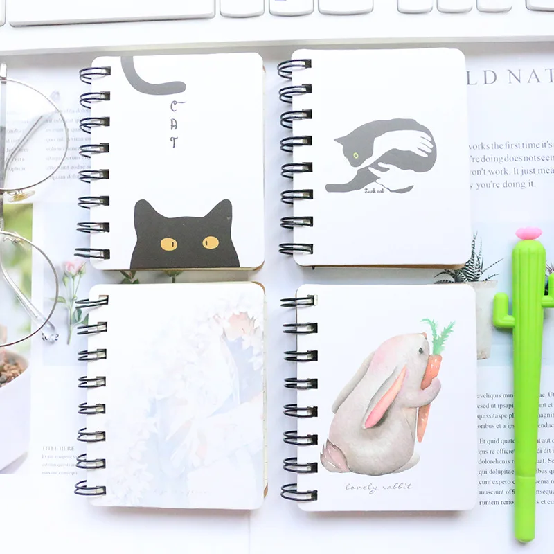 

Small Rollover Portable Coil Notebook Week Planner Spiral Notebooks Day Plan Diary Excercise Book School Stationery