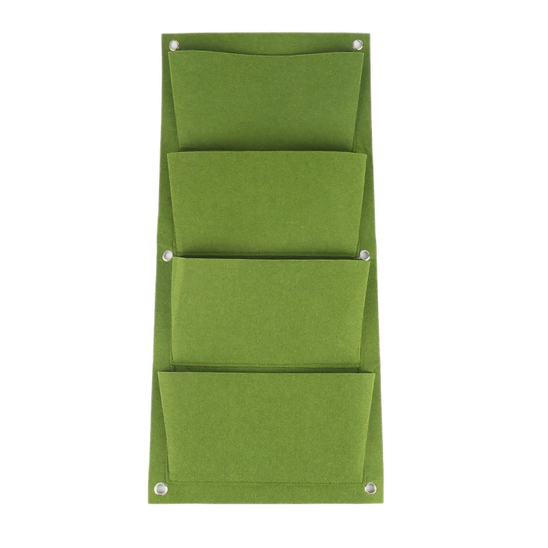 Outdoor Indoor Vertical Gardening Hanging Wall Garden 4 Pockets Planting Bags Seedling Wall Planter Growing Bags Outdoor Indoor Vertical Gardening Hanging Wall Garden 4 Pockets Planting Bags Seedling Wall Planter Growing Bags