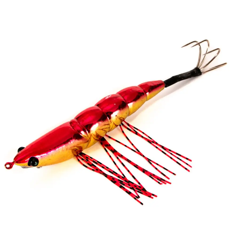 

Squid Hook Fishing Lures Squid Bait Shrimp Lure 3D eyes For Fishing Tackle 2019 New Arrival sca de pesca &xs