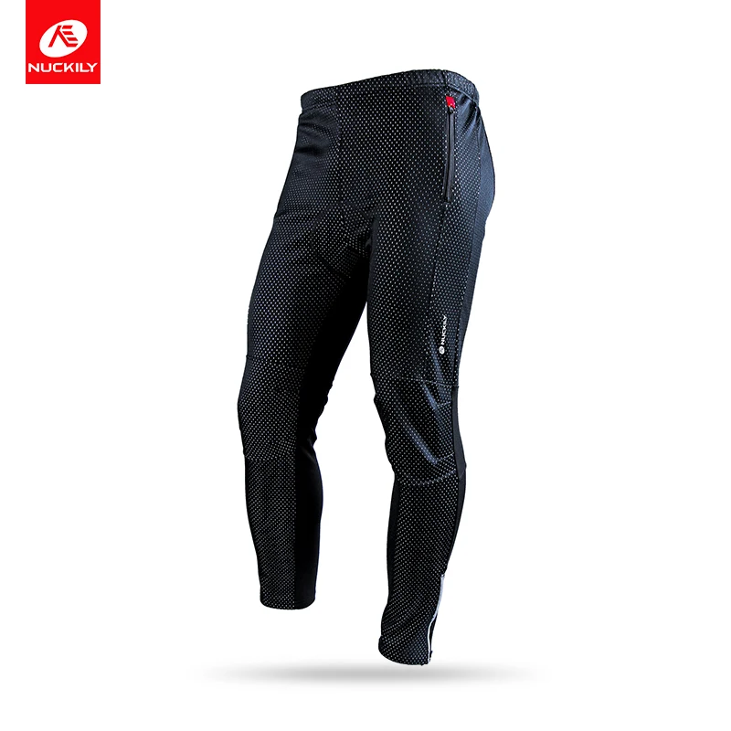 Nuckily Men's Winter Bicycle Pants Waterproof and Windproof Outdoor Breathable Polyester Durable