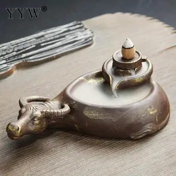 

Cattle Incense Burner Backflow Cones Incense Holder Home Fragrance Stand Incenso Censer Aroma Burner Chinese Crafts Home Decor