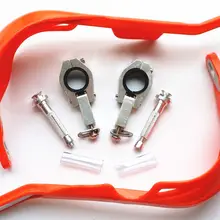 Оранжевые ручные охранники 1 1/" 28 мм для Honda Kawasaki Suzuki Yamaha KTM Новые