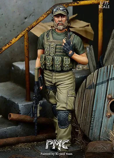 1/35 модельная фигурка из смолы Западный частный солдат костюм для 2 человек