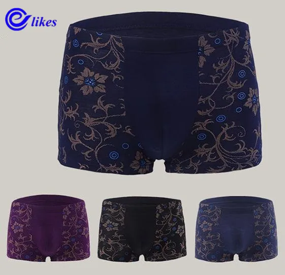 

Men Underwear Sexy big size Men's Boxers U Convex Shorts Breathable Underpants Plus Size 5XL/6XL/7XL men underwear