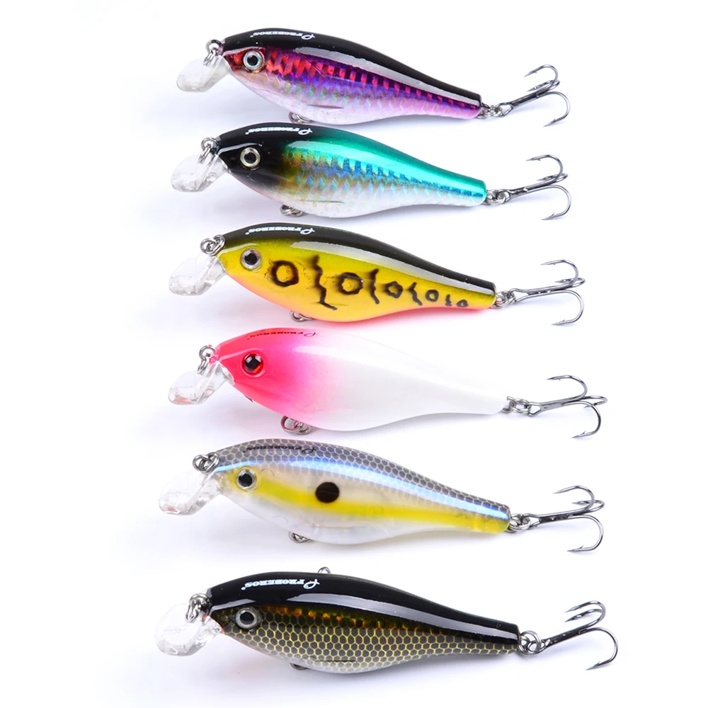 1 шт. пластиковые рыболовные приманки с рисунком 3 &quot 8 4 см/11 09 г 0 унций VIB Bassbait 6