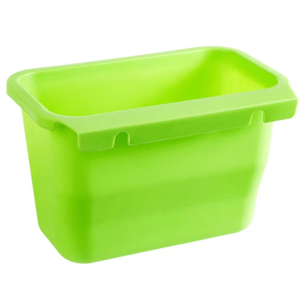 

Creative Plastic Storage Box Cabinet Environmental Hanging Kitchen Cabinet Home Door Trash Rack Style Peel Storage Garbage Box