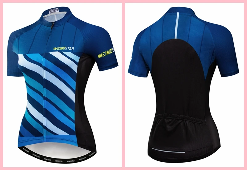 Спортивная кофта weimostar для мотоспорта женские майки для велосипеда шоссейные MTB велосипедные рубашки с коротким рукавом Одежда для велосипедных гонок Топы дышащие синие белые