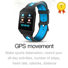 Горячая Bluetooth Смарт-часы gps движение смарт-браслет 1," браслет кровяное давление монитор сердечного ритма водонепроницаемый браслет
