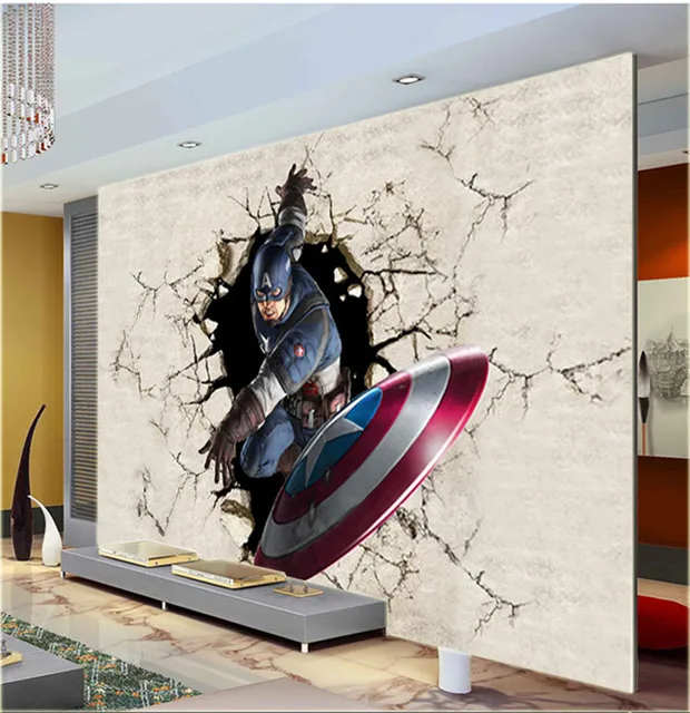 America Wallpaper aliexpress : buy 3d view wallpaper captain america photo America Wallpaper aliexpress : buy 3d view wallpaper captain america photo