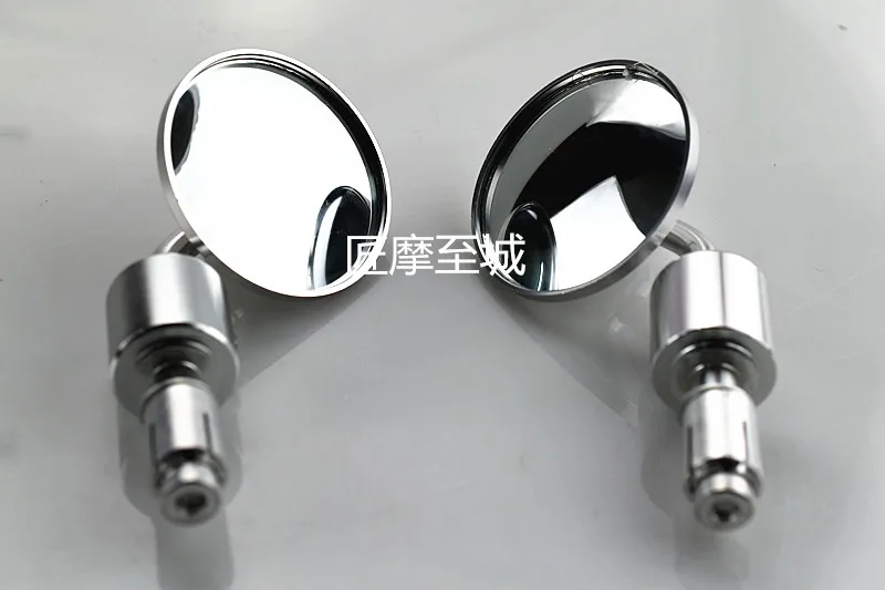 

Motorcycle CNC Mirrors Handle Bar End 7/8" Side Rear View silver / black for Honda CBR 600RR 900 929 1000 F2 F3 F4 F4i