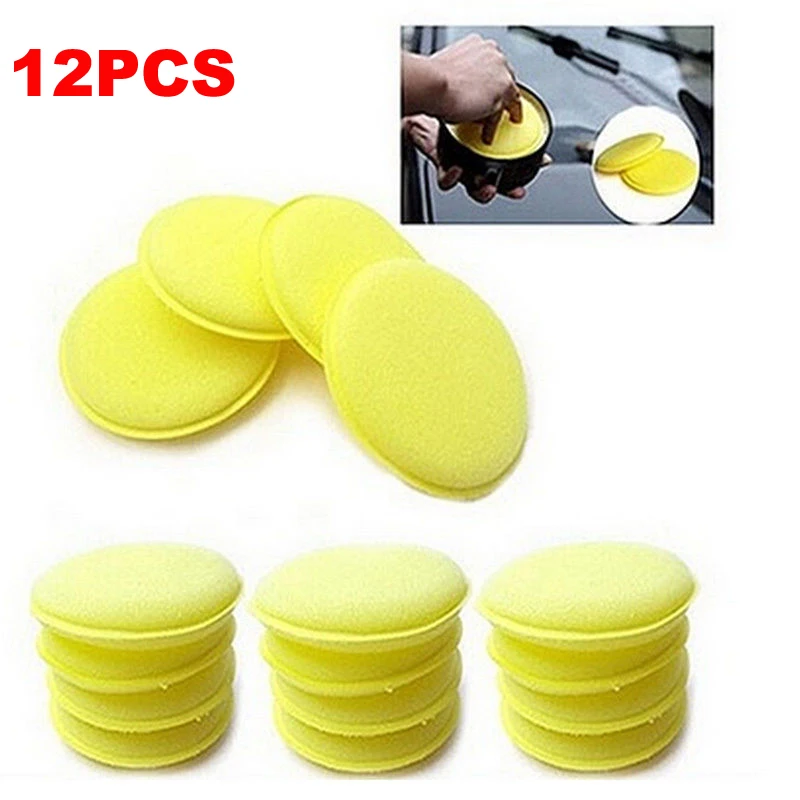 Youwinem 12pcs Car Auto Sponge Pad Waxing Washing Wipe Tool Polisher