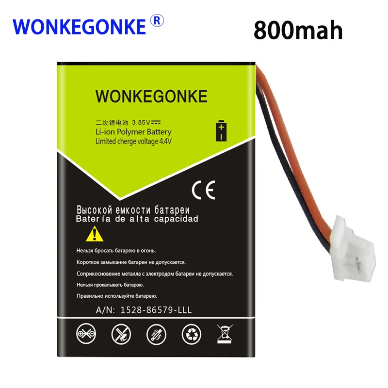 Wonkegonke 800 мА-ч для sony PRS-300 1-756-769-31 9702A50844 9924A60515 LIS1382(ы) PRS-300BC PRS-300RC PRS-300SC батарея