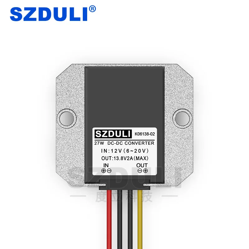 6~ 20V to 13,8 V 1A 2A 3A DC регулятор питания 12V to 13,8 V Автомобильный Автоматический повышающий и понижающий преобразователь CE RoHS - Цвет: 6-20V to 13.8V 2A