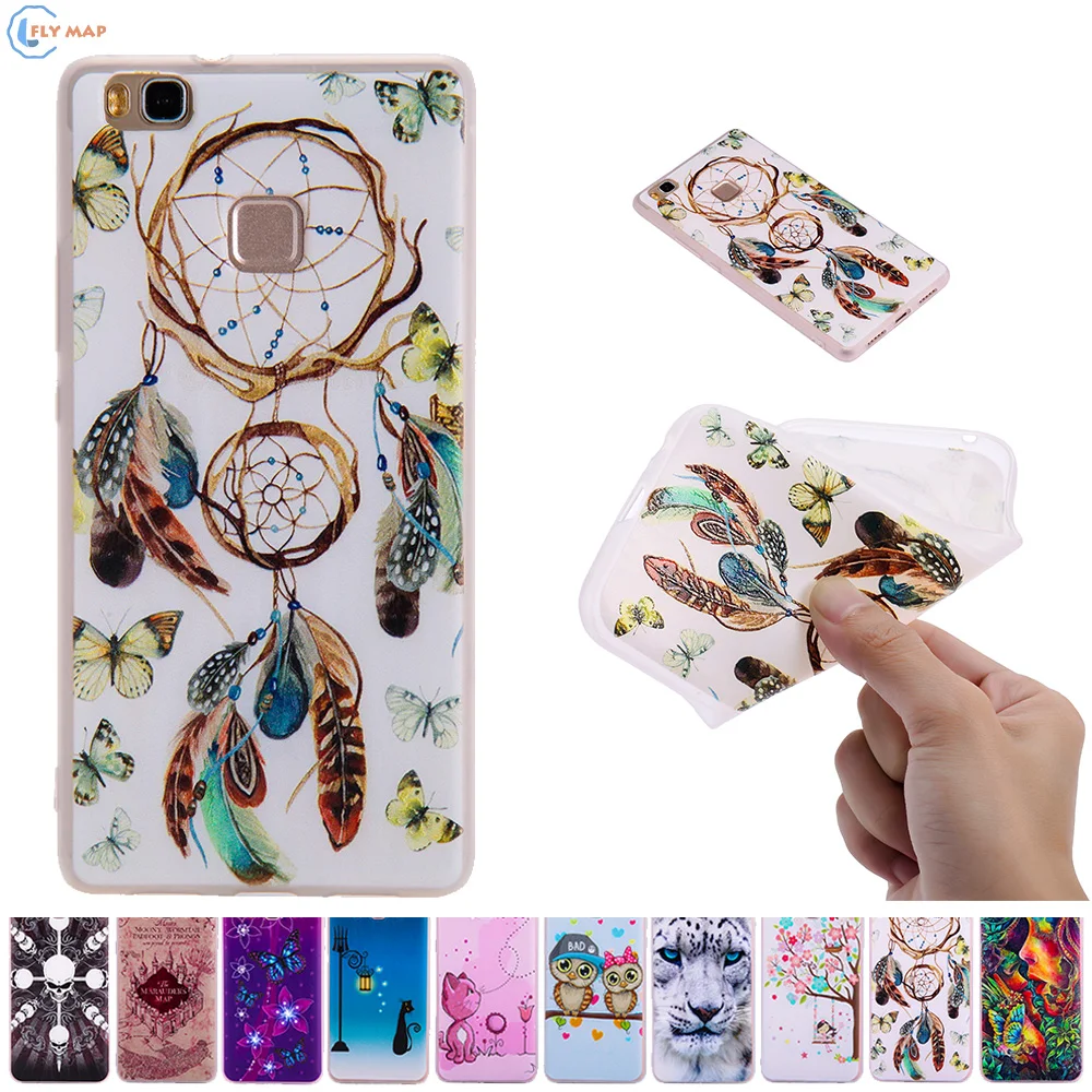 

3D Relief Case for Huawei P9 Lite P9Lite VNS-L21 VNS-L31 Soft TPU Phone Cover for Huawei P 9 Lite VNS L21 L31 L53 Silicone Box