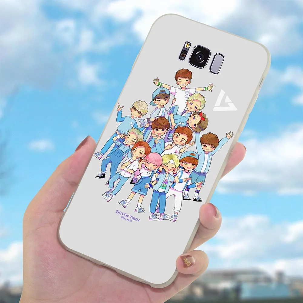 Чехол Seventeen JUN DK kpop для Samsung J3 2016 чехлы A6 Plus A7 A8 A9 A10 A20 A30 чехол A40 A50 A70 J5 J6 J7|Бамперы| |