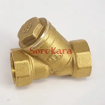 

1-1/4" BSPP Female Brass In-Line Y Strainer Filter For Pressure Washer Jet Wash