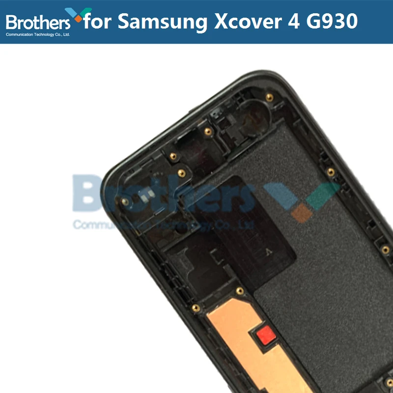 Полный корпус для samsung Galaxy Xcover 4 G390 средняя рамка с кнопками для объектива камеры для samsung G930 задний Чехол