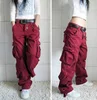 Free Shipping New Arrival Plus Size 5Colors Cargo Pants Lovers Fashion Hip Hop Loose Jeans Baggy Pants For Women ► Photo 3/6