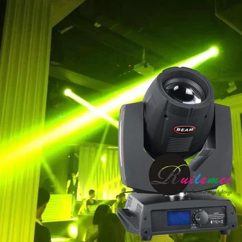 Kopen Snelle Verzending 2 stks van Sharpy Beam 200 Moving Head Podium Beam 5R UHP Lamp DJ Disco Licht Effect Club verlichting met 8 Facet Prism