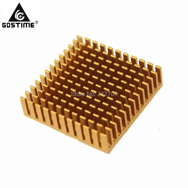 Gdstime 40x40x11 mm Cooler Extrusão Aletas do Radiador de Alumínio do Dissipador de Calor 50 Peças Lote - Imagem 6