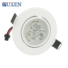 Dimmable3X3W 9 Вт 4x3 Вт 12 Вт светодиодные светильники встраиваемые лампы светодиодные лампы 95-265 В свет с LED Driver