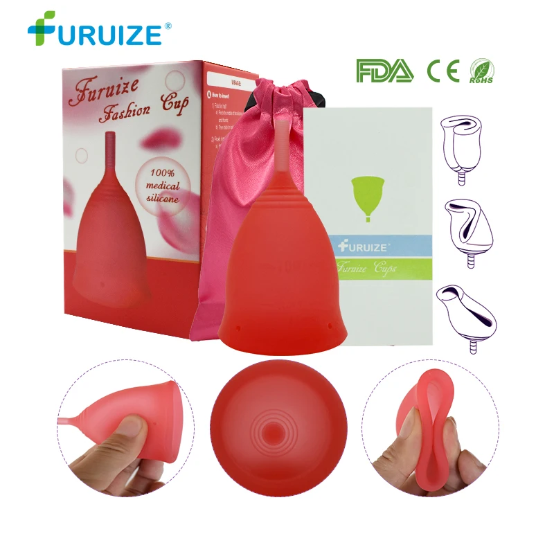 

Fashion women Cup Medical Grade Silicone Lady Cup copa menstrual Hygiene Product Menstrual cup Women Health Care Menstrual cup